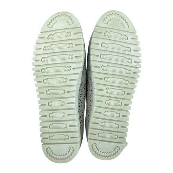 JSPORT Women’s Slip-On Mules Size 10M Gray Perforated Comfort Casual Shoes - Picture 10 of 10